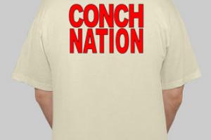 Conch Nation (Rear) T-shirts